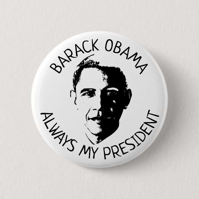 Immer mein Flagge-Knopf Präsidenten-Obama Button (Vorderseite)