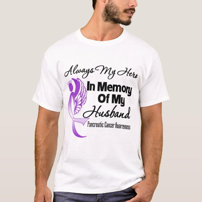 Immer mein Held im Gedächtnis Ehemann Bauchspeiche T-Shirt (Vorderseite)