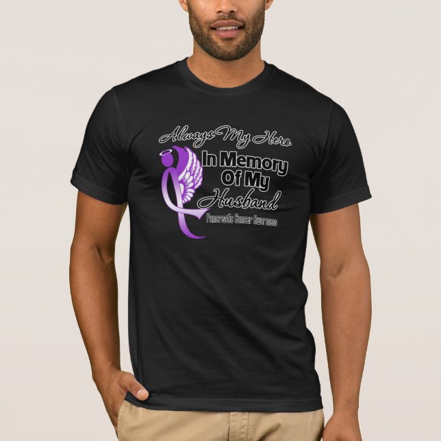 Immer mein Held im Gedächtnis Ehemann Bauchspeiche T-Shirt (Vorderseite)
