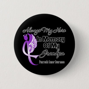 Immer mein Held im Gedächtnis-Großvater - Button