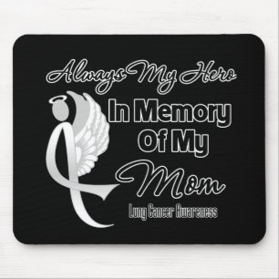 Immer mein Held in Erinnerung Mama - Lungenkrebs Mousepad