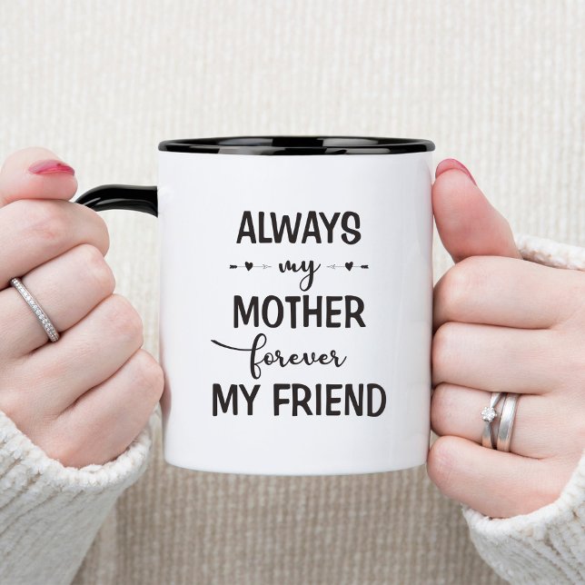 Immer meine Mutter für meinen Freund Tasse (Von Creator hochgeladen)