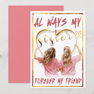Immer meine Schwester, für immer meine Freundin Einladung