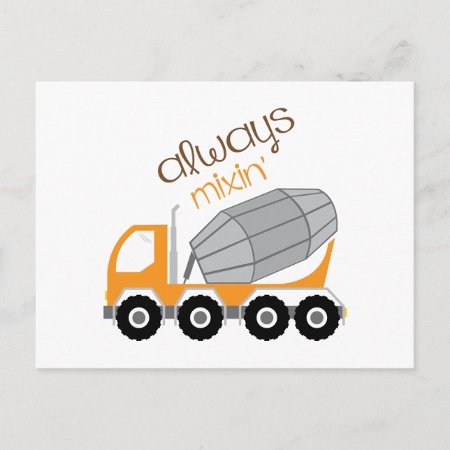 Immer Mischung Postkarte (Vorderseite)