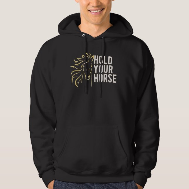 Immer mit der Ruhe Hoodie (Vorderseite)