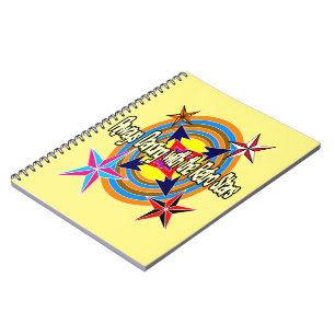 Immer mit Retro-Stars tanzen Notizblock