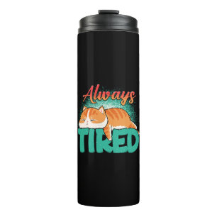 Immer müde thermosbecher