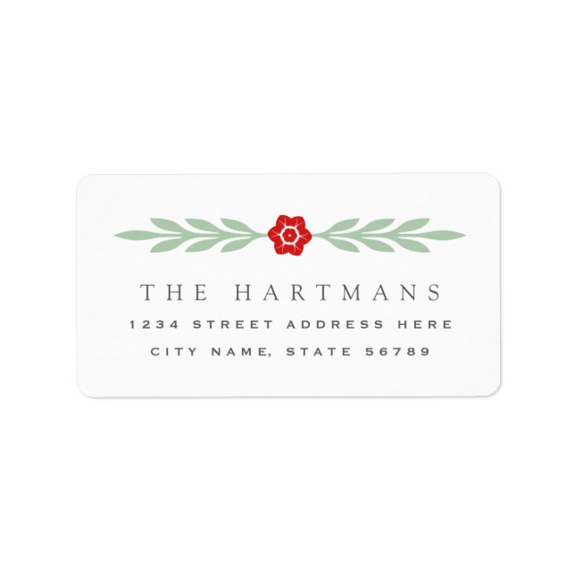 Immer nach Adressenmarken Adressaufkleber (Vorne)