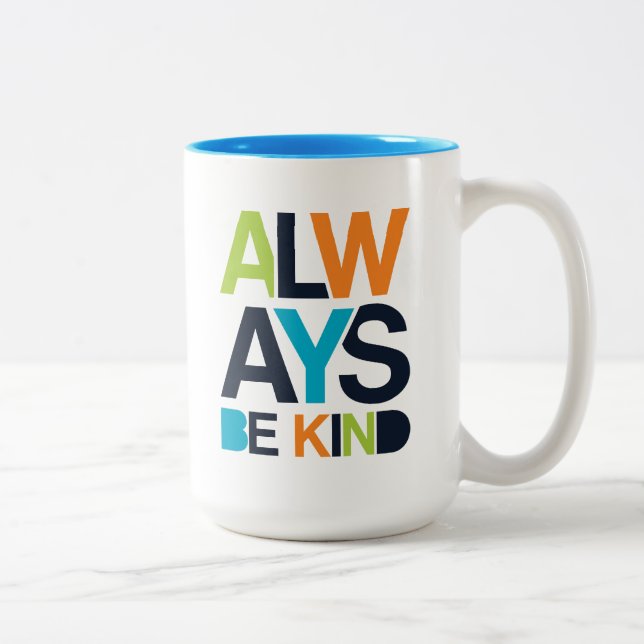 Immer nett zweifarbige tasse (Rechts)