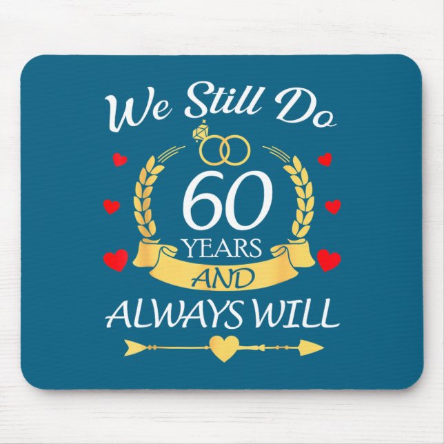 Immer noch 60. Jubiläumspaare Mousepad (Vorne)
