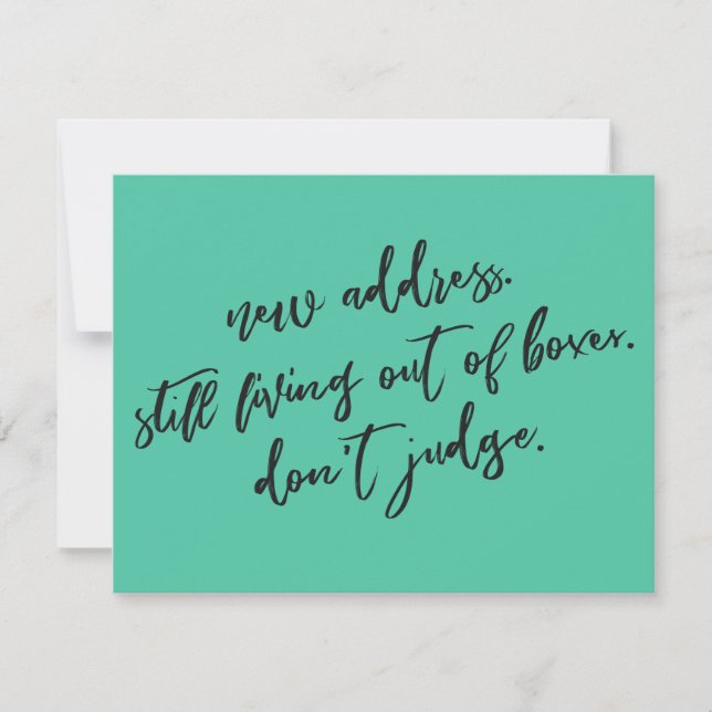 Immer noch außerhalb der Felder leben, beurteilen  Mitteilungskarte (Vorderseite)