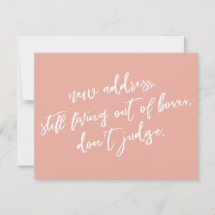 Immer noch außerhalb der Kisten leben, Korallenkar Mitteilungskarte