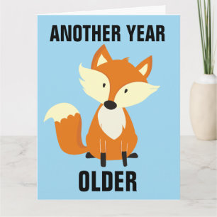 IMMER NOCH FOXY! FOX HAPPY BIRTHDAY GROSSE KARTEN