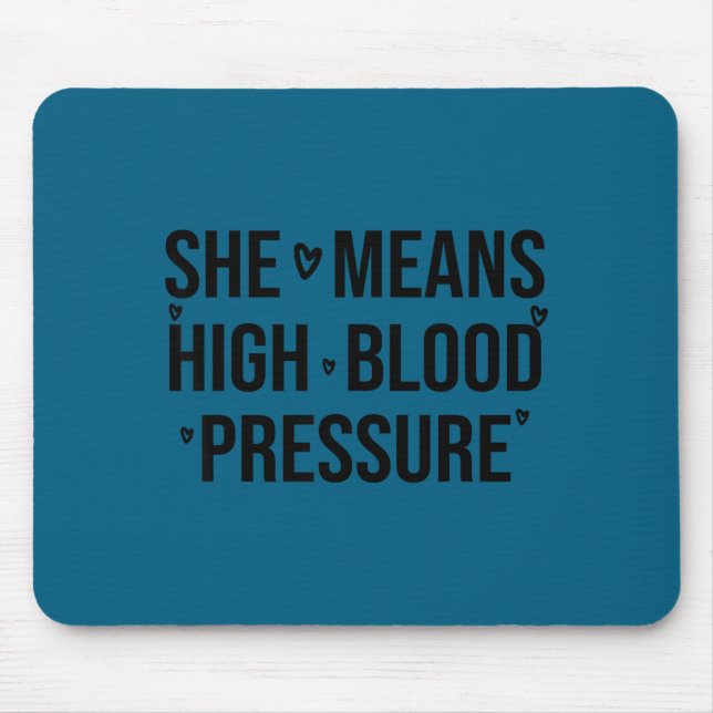 Immer noch gibt sie ihm Schmetterlinge Sie Design Mousepad (Vorne)