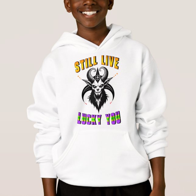 Immer noch glücklich Sie Hoodie (Vorderseite)