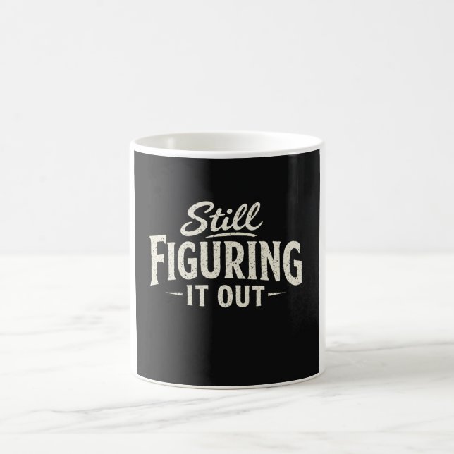 Immer noch herausfinden kaffeetasse (Mittel)