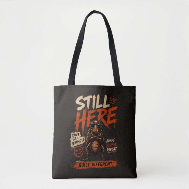 Immer noch hier. Anders gebaut. Schaben-Grafik  (Vorderseite)
