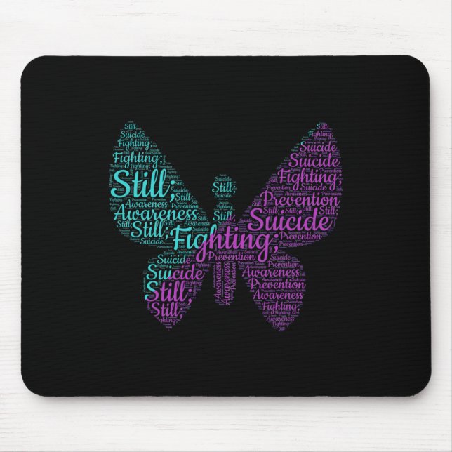 Immer noch Kampf gegen Suizidprävention Mousepad (Vorne)