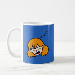 Immer noch lustig müde kaffeetasse
