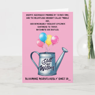 Immer noch nicht Wild: Humorales Altern der Geburt Einladung