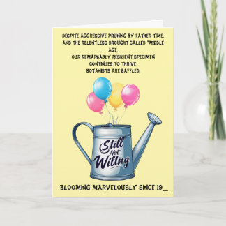 Immer noch nicht Wild: Humorales Altern der Geburt Einladung