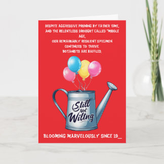 Immer noch nicht Wild: Humorales Altern der Geburt Einladung