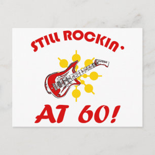 Immer noch Rockstar mit 60! Postkarte