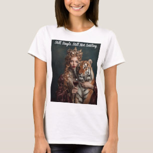 Immer noch Single, immer noch nicht zufrieden - T- T-Shirt