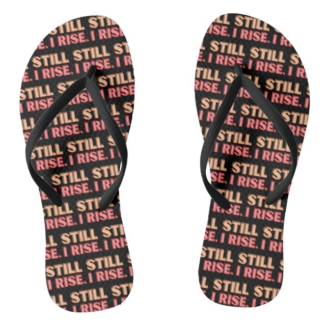 Immer noch steige ich das Pair der Flip Flops (Fußbett)