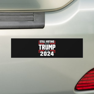 Immer noch Trump 2024 Patriotische amerikanische F Autoaufkleber