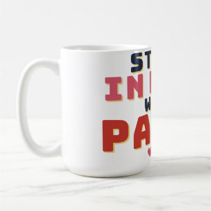 Immer noch verliebt in Paris Retro Paris Hearts Ta Kaffeetasse