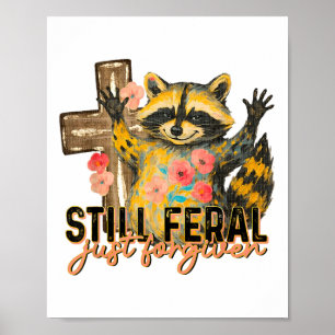 Immer noch wild, gerade vergeben, vintage christli poster