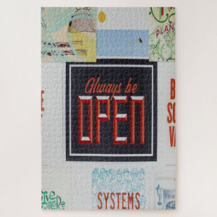 Immer offen, Motivierend inspirierend. Puzzle