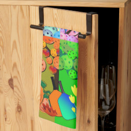 Immer Picklebens Jahreszeit Winter Frühling Herbst Geschirrtuch