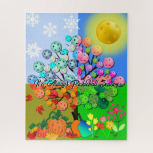 Immer Picklebens Jahreszeit Winter Frühling Herbst Puzzle