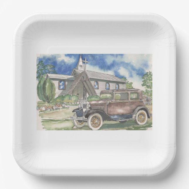 Immer Raum Pappteller (Vorderseite)