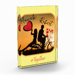 Immer romantische Liebe Fotoblock