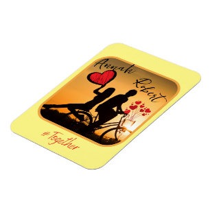 Immer romantische Liebe Magnet