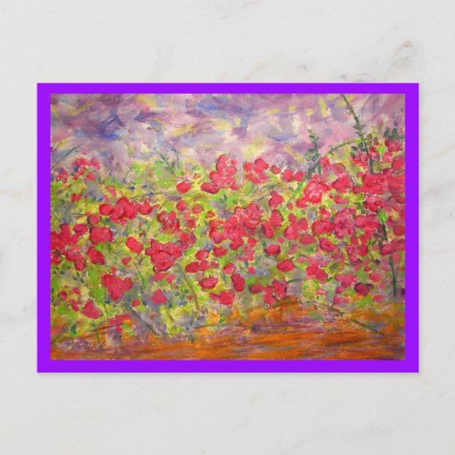 immer Rose Postkarte (Vorderseite)