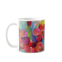 Immer Rosie rote Blumen-Tasse