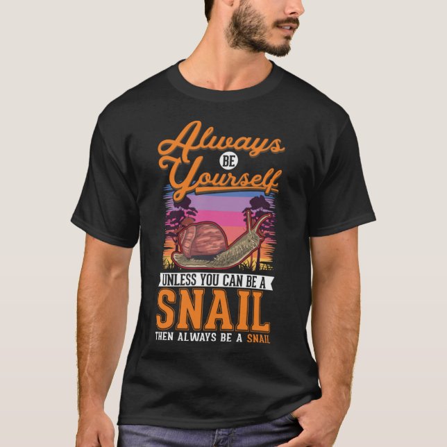 Immer selbst Schnecke Pullover Hoodie (Vorderseite)