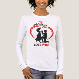 Immer siegt die Liebe Soft Tri-Blend Langarmshirt Shirt