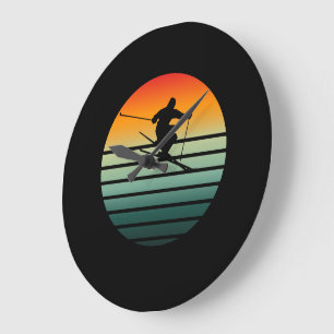 Immer Sonnenuntergänge Vintager Uhr nachjagen