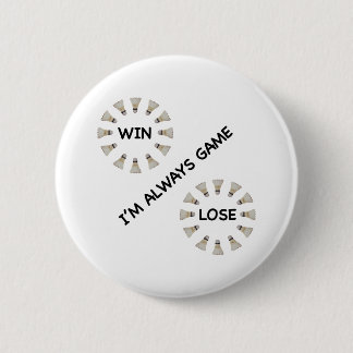 Immer Spiel für Badminton Button