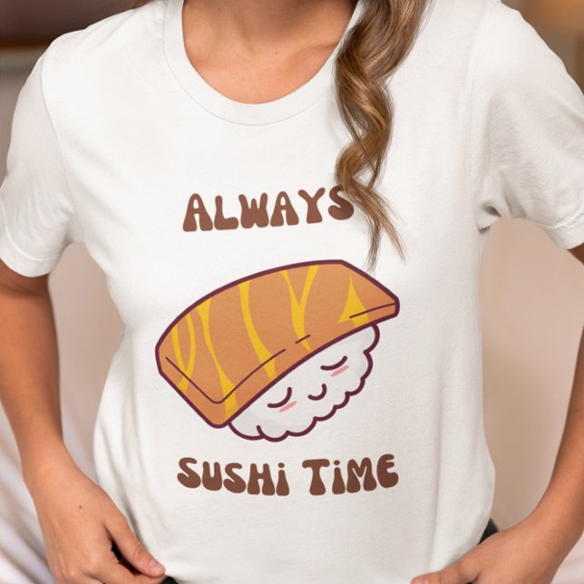 Immer Sushi Time Kawaii Sushi T - Shirt (Von Creator hochgeladen)