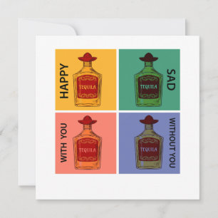 Immer Tequila Einladung