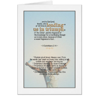 Immer triumphierend - 2:14 der Korinther II