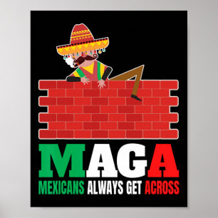 Immer über antike Männer Mexiko stolz sein Poster
