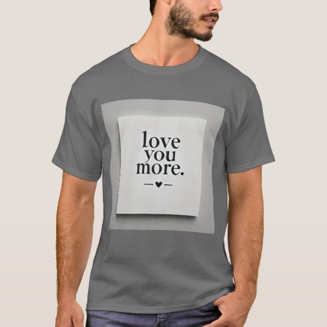 Immer und immer Liebe Mens Tshirt (Vorderseite)
