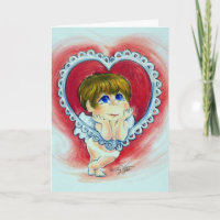Immer von dir träumen, süße Valentine! Karte
